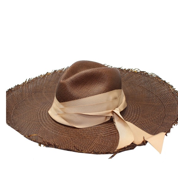 Sensi Studio Panama Frayed Long brim Hat